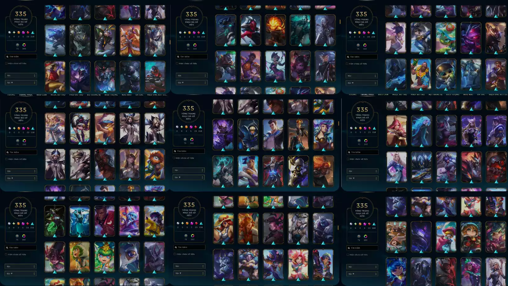 Ảnh 🎮 LMHT: Katarina 3 Triệu Thông Thạo – Gần Full Skin Katarina (15/18) Tổng cộng: 335 Skin Rank Đơn/Đôi: Lục Bảo 1, LH 5v5: Kim Cương 2 Biểu cảm, biểu tượng, khung Thách Đấu Nhiều cờ hiệu hiếm 🧠 TFT: Blitz Mãi Bên Crank Bạn Nhé Tí Nị Irelia Sứ Thanh Hoa Tí Nị Sân đỏ + chưởng lực đầy đủ Dư 13 huy chương